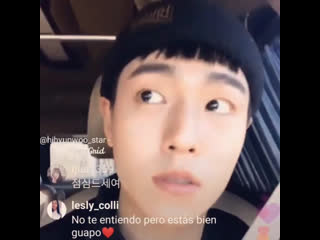 Lee hyun woo @hihyunwoo ig live 200113