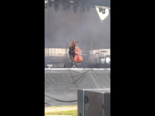 Perttu kivilaakso before the show at ilosaarirock 18/07/2015