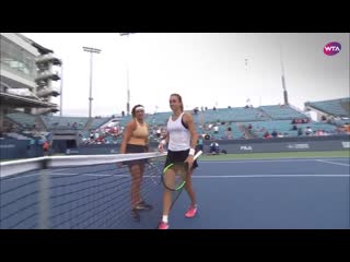 Such power from @sabalenkaa to wrap up a 6 1, 6 4 win against martic @cincytennis! cincytennis