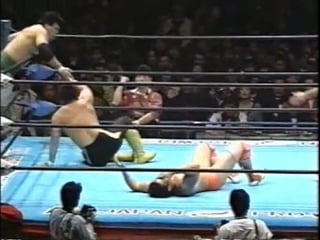 Mitsuharu misawa/toshiaki kawada vs giant baba/kenta kobashi