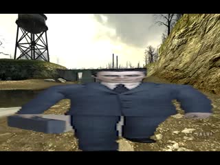 Джимен идёт встречать фримена в каналах