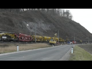 Sanierung bahnstrecke leibnitz spielfeld mit plasser & theurer gleisbau marz 2015 teil 26