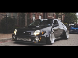 Insane widebody sti x bagged wrx | perfect stance