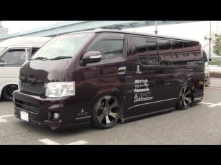 Toyota hiace custom carshow tokyo, japan