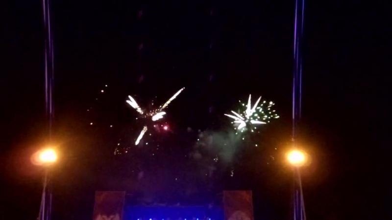Праздничный салют донецк 27 08 2017