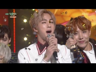 161028 뮤직뱅크 방탄소년단(bts) 1위 by플로라