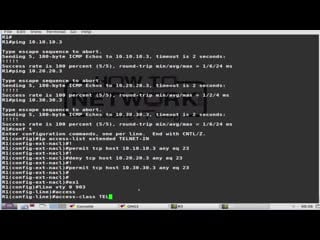 027 lab 028 restricting inbound telnet access using extended acls