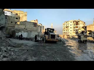 Live aus syrien aufräumarbeiten in aleppo nach erdbeben halten weiter an