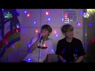 [2017 woollimpick] 11 pretty boys enjoying karaoke in friendly way ep 7 part 2
