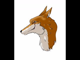 Speedpaint angry fox(sai)