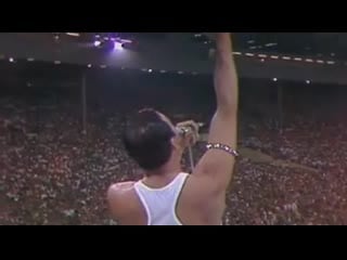 Freddie mercurys vocal improvisation with public| history porn