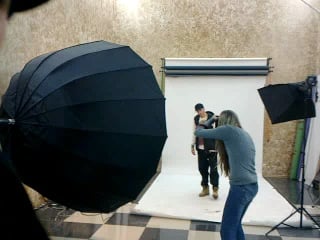 Backstage bustazz records photosession