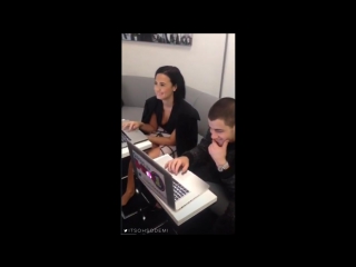 Demi and nick taking over siriusxmhits1 t witter on periscope