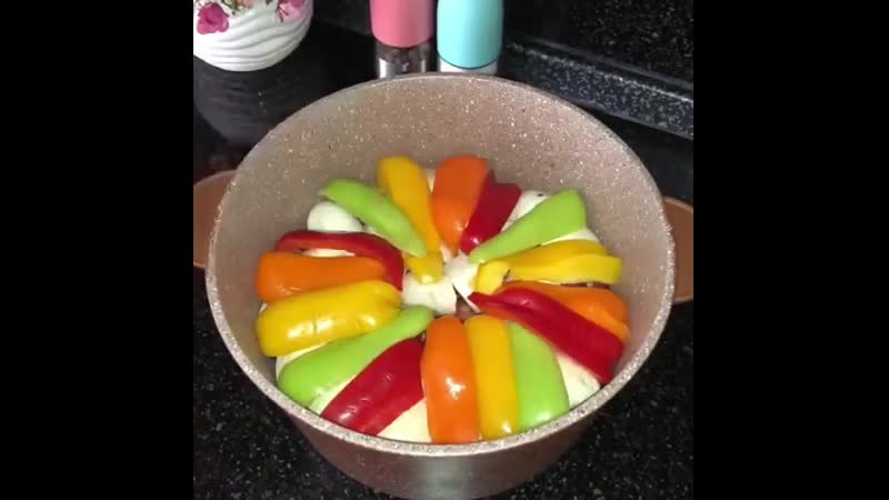 Мясо с овощами (описание под видео)