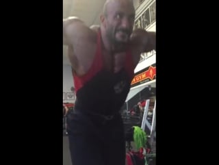 Mohamad bannout trains chest