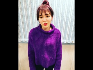 180115 red velvet's wendy @ nctnightnight instagram update