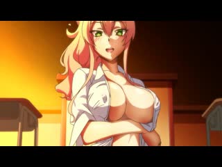 Моя первая гяру(hajimete no gal) 02 [rus озвучка] (юмор, аниме эротика,молодые,porn, не хентай hentai)