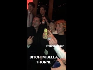 Bella thorne, patrick schwarzenegger & justin bieber 15/08