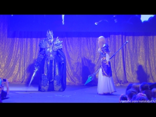 Сosplay arthas,jaina world of warcraft (performance)