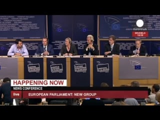 Le pen, wilders, far right leaders meet to form new eu bloc (recorded live feed)