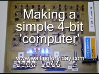 Making your own 4 bit computer from transistors