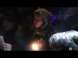 Разгон акции солидарности с протестующими украинцами в москве