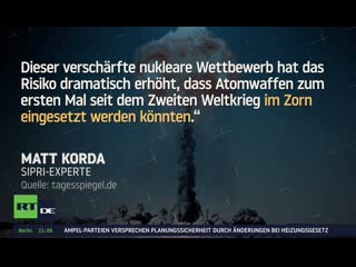 Nukleares wettrüsten neun atommächte rüsten ihre arsenale weiter auf