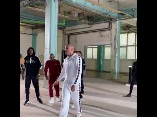 Tournage du clip self made men avec les psy4