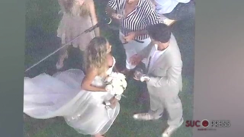 Las imágenes de la boda de denise richards y su prometido en malibú