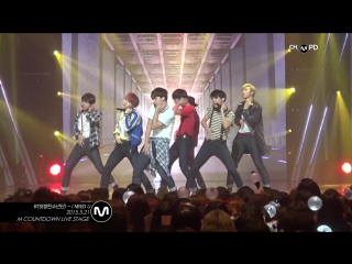 `perf` 150521 | bangtan i need u @ m!countdown (mpd/fancam)