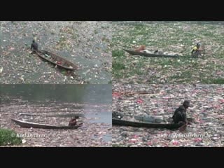 Читарум citarum river, bandung, indonesia