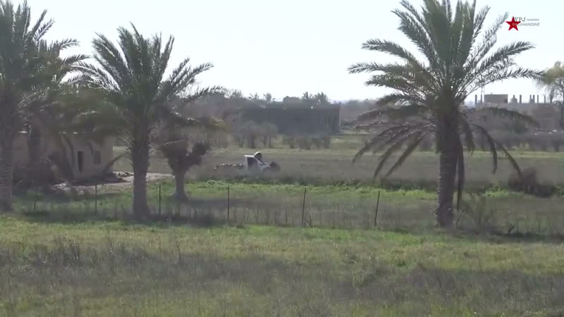 Саперы сдф уничтожили автомобиль смертника