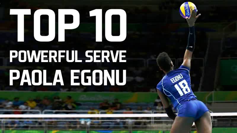 Paola egonu incredible powerful serve (ace) womens volleyball