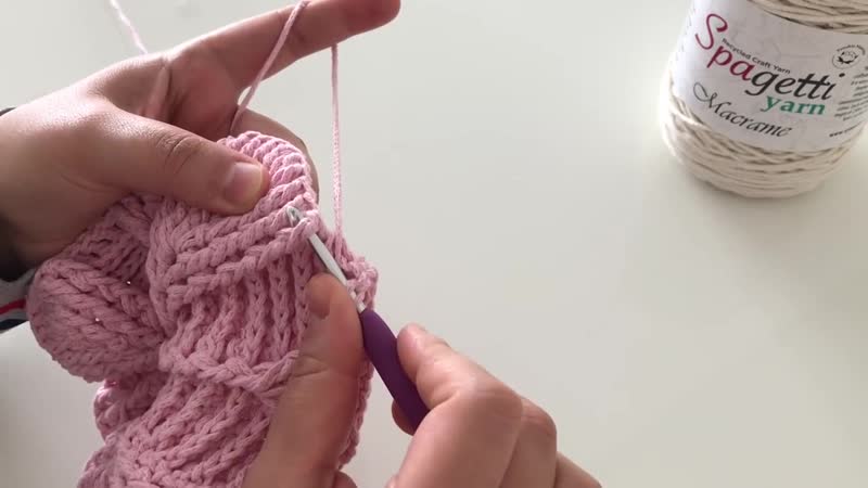 Часть 3 makrome ipten tığ i̇şi örgü yaprak modelli çanta yapımı part 3 (720p)