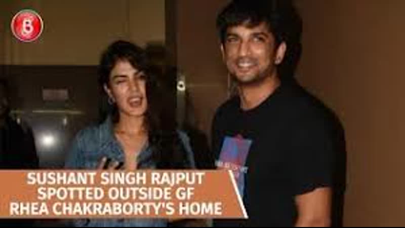 Sushant singh rajput spotted with rumoured girlfriend rhea chakraborty santacruz