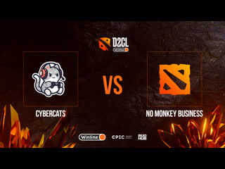 Cybercats vs no monkey business, winline d2cl season 9, bo3, game 1 [adekvat & jam]