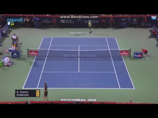 Alexander zverev vs kevin anderson montreal 2017 highlights