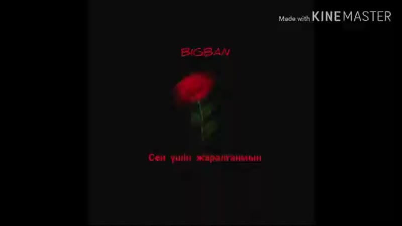Bigban сен үшін жаралғанмын mp4