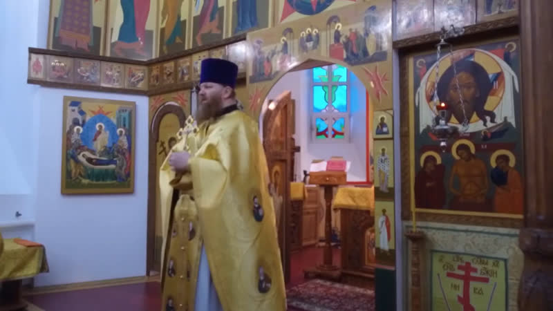 Проповедь батюшки 29 11 2020