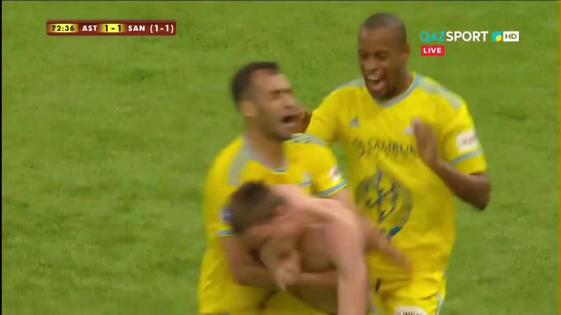 Астана санта колома трик матча