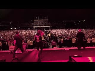 #paparoach & #disturbed jacoby shaddix of papa roach joined disturbed on stage