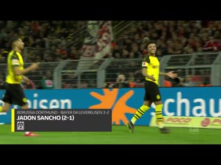 Jadon sancho february's bundesliga goal of the month