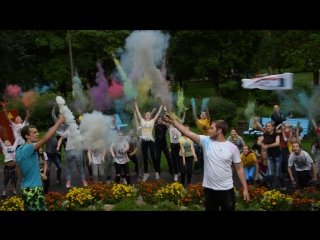 #india#flashmob#colorfest#happyness#englishtogether