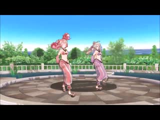 Mmd navillera gfriend, vocaloid (ia, miku, teto) model indian ^^