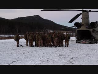 B roll trident juncture 18 u s , italy cold load training rena, 4, norway 28 10 2018