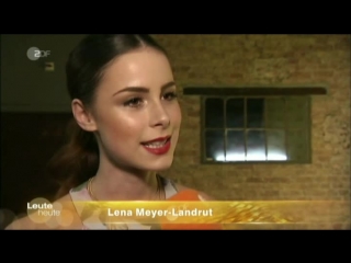 Lena, bericht in zdf leute heute