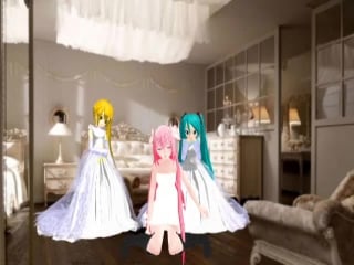 Mmd vocaloide (mv) cover cheer up (twice) seeu,gumi,maiko,teto,rin,luka,miku,haku,ia,neru,ruko