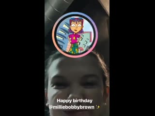 Millie bobby brown / julian dennison (via instagram stories)