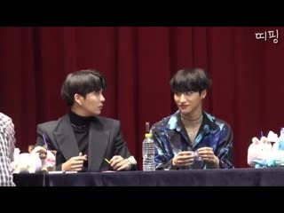 The way seonghwa just gently placed it on the table and flattened it like he thought it’d save him 😭😭😭