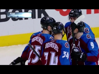 Tyson barrie spins and sets up grigorenkos nice goal 11 29 16
